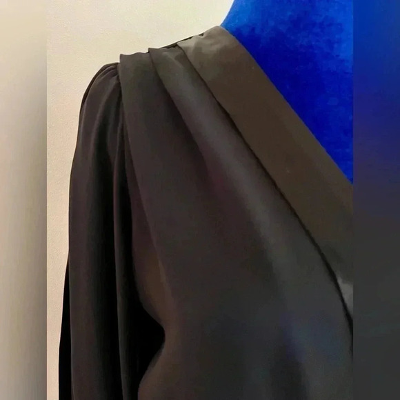 Vintage Ursula of Switzerland | Sheer Black Tuxedo Dress | Women’s 5/6 - Picture 3 of 8